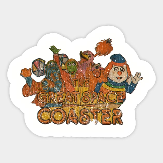 The Great Space Coaster 1981 Sticker by Yossh